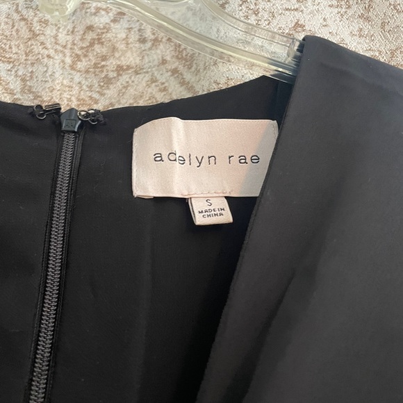 Adelyn Rae cape mini dress, black, size small - Picture 2 of 5